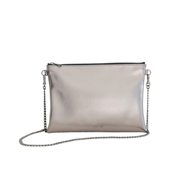 VLLR NY Pouch Bag (Dark Silver)