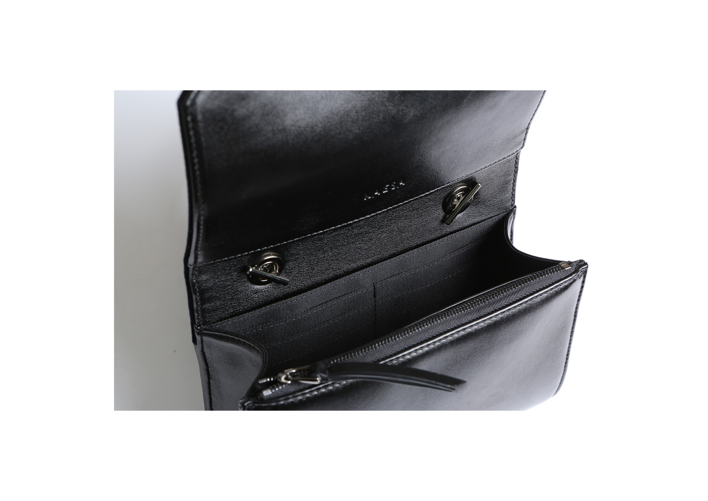 VLLR Clutch (Blue Velvet & Black)
